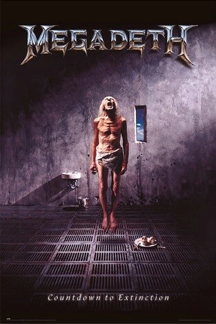 Musik Poster Megadeth - Countdown to Extinction 61x91,5 cm 