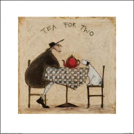 Il Gruppo Art Lovely Meteo Per Ducks – Stampa D'Arte Di Sam Toft, Multicolore, 30x30 Cm, Carta 230 GSM, Con O Senza Cornice