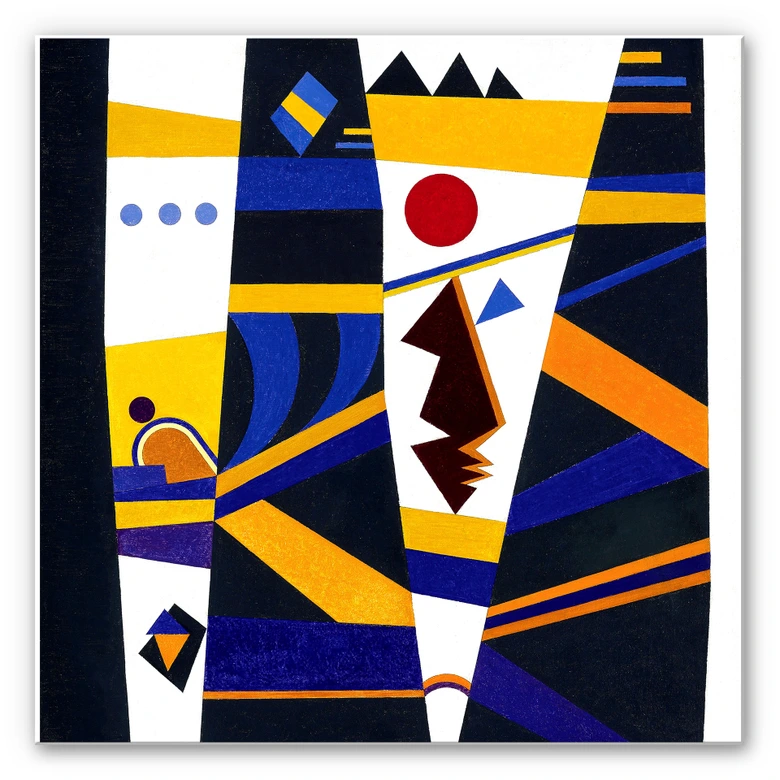 Wandbild Kandinsky - Bindung 
