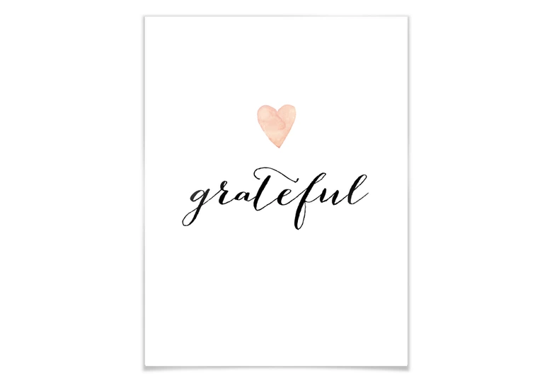 Poster Confetti & Cream - Grateful 