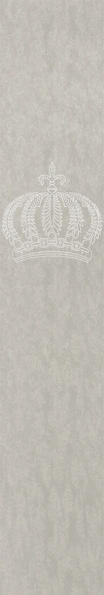 Papel pintado no tejido corona, aspecto hormigón aspecto metal moderno brillante en gris-marrón  