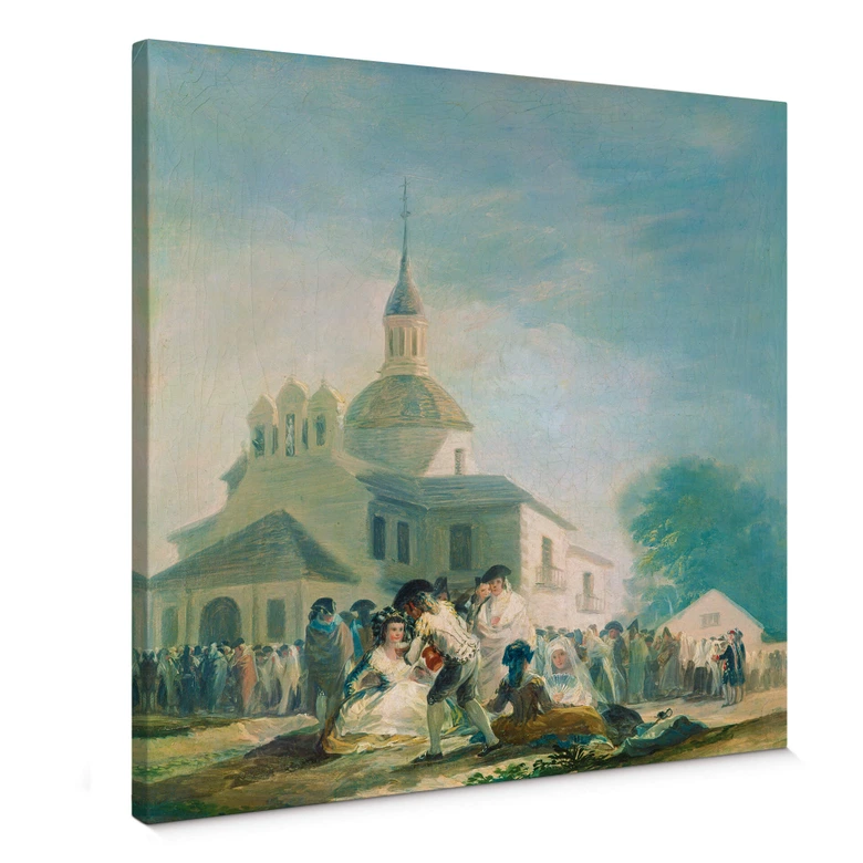 Canvastavla de Goya - St Isidores eremitage 