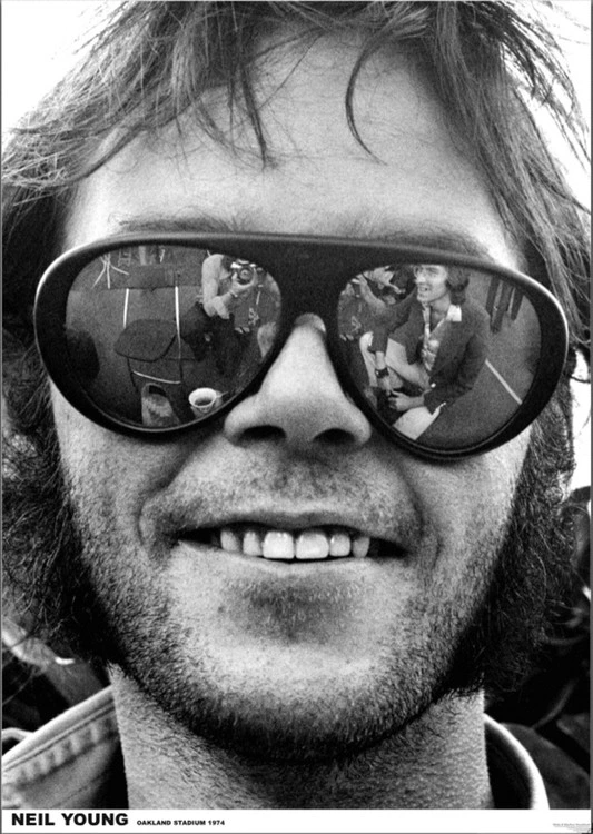 Plakat Neil Young - Oakland 1974, Plakat (59,4 x 84 cm) 