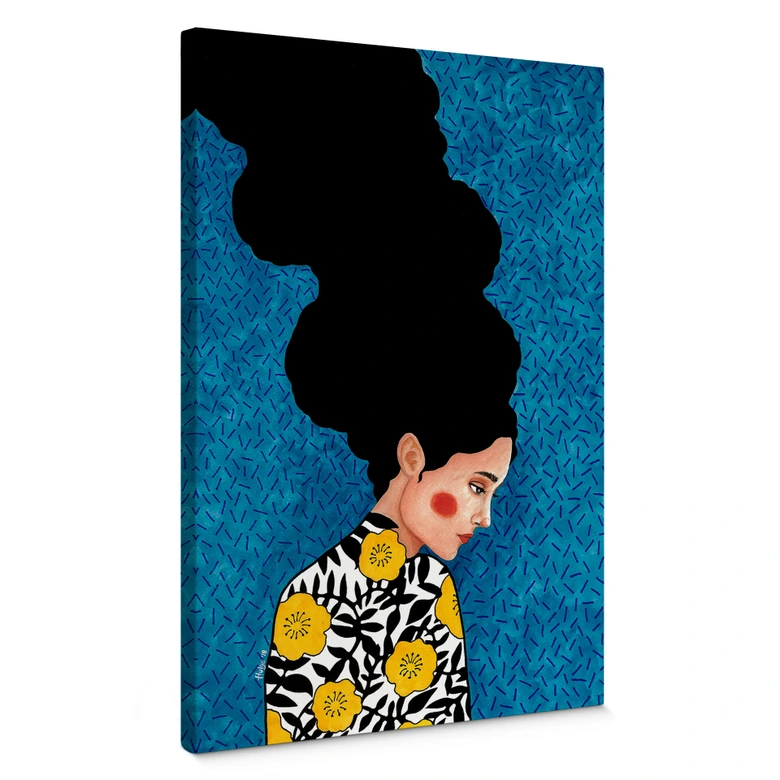 Lienzo Hülya - El sol en el corazón 