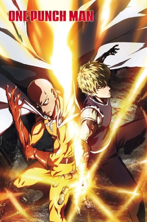 Poster, Filmposter One Punch Man - Saitama &amp; Genos 61x91,5 cm 
