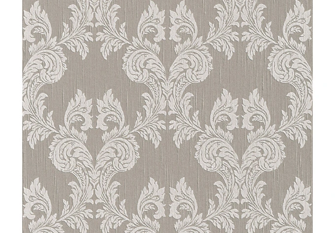 Architects Paper Fabric Wallpaper Tessuto Grey beige, Silk grey 
