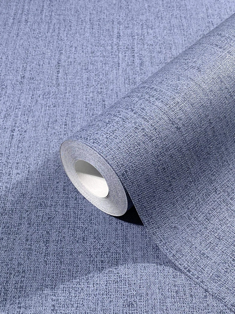 Vliestapete Uni Modern in Blau  