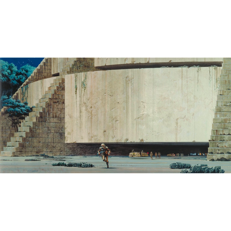 Papier Peint - Star Wars Classic RMQ Yavin Temple 500x250cm - Intissé main image 1