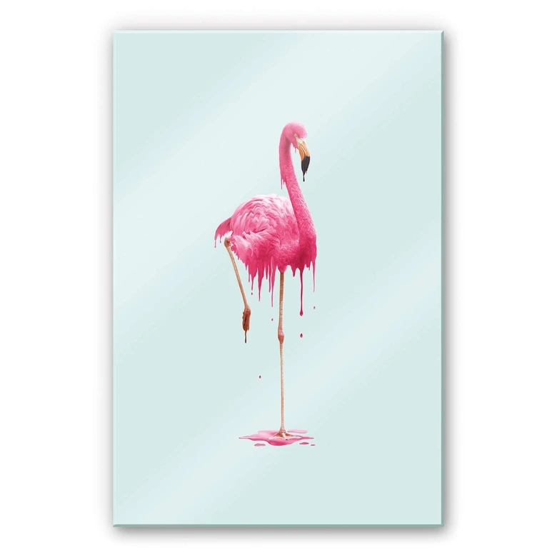 Akrylbillede Loose - Melting Flamingo 