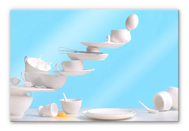 Acrylglasbild Belenko - One touch Omelette 