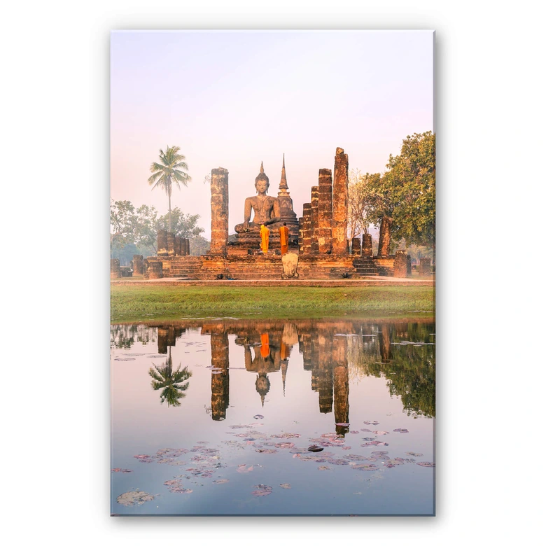 Acrylglasbild Colombo - Buddhistischer Tempel Sukhothai 