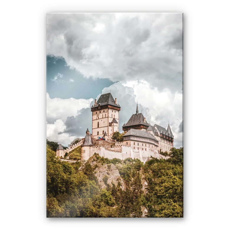 Acrylglasbild Burg Karlstein 