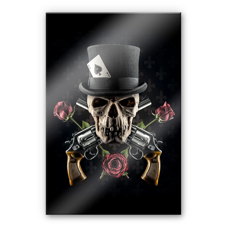 Acrylglasbild Damstén - Guns and Roses 