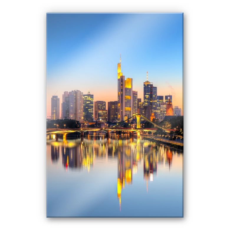 Acrylglas Avond in Frankfurt 