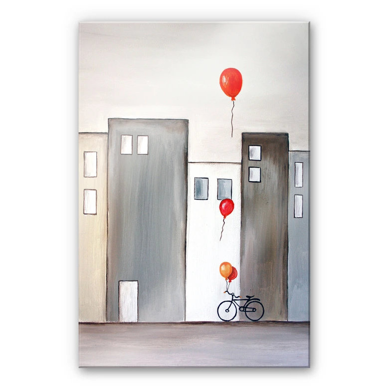 Acrylglasbild Melz - Der Ballonverkäufer 