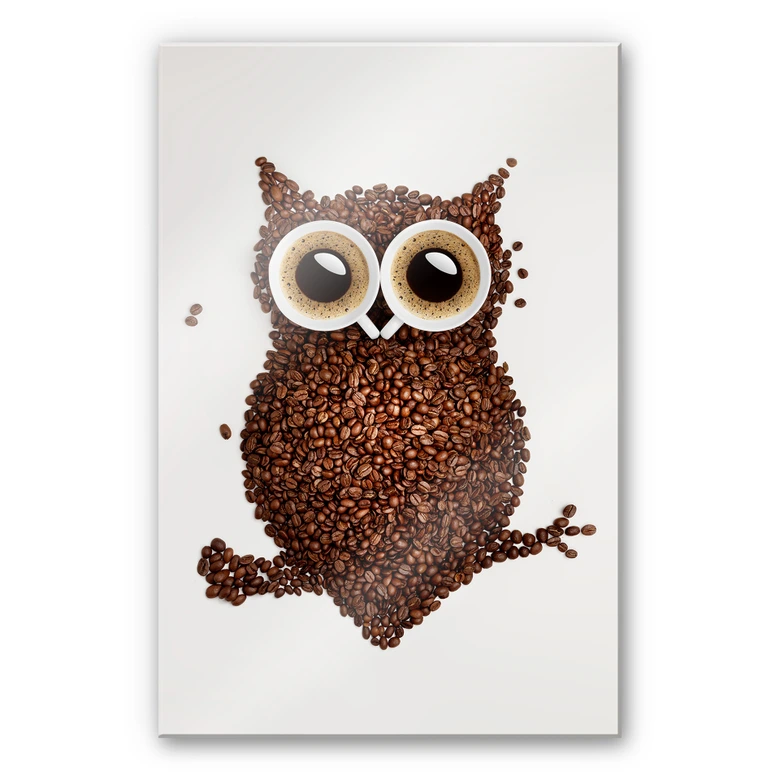 Acrylglasbild Kaffeeeule 