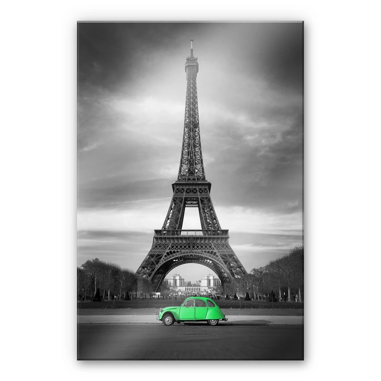 Acrylglas La Vie est Belle - groen 