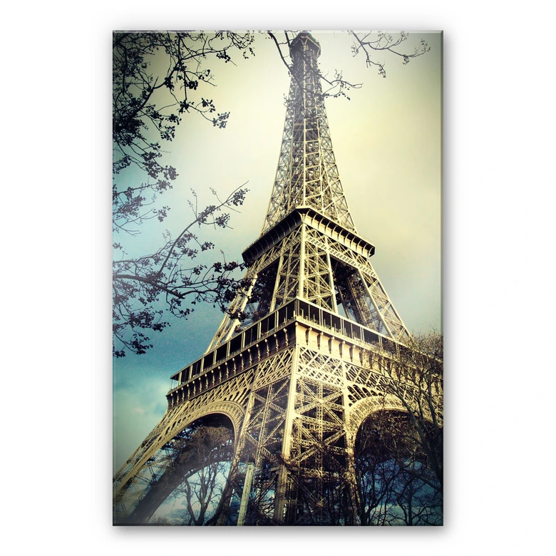 Acrylglasbild Paris Eiffelturm 