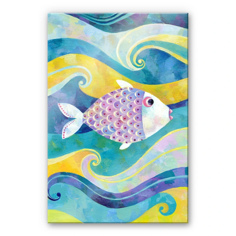 Acrylglasbild Blanz - Der kleine Fisch 
