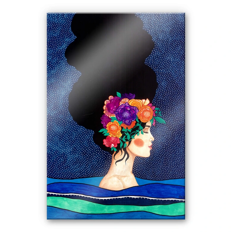 Acrylglasbild Hülya - Körper und Geist 