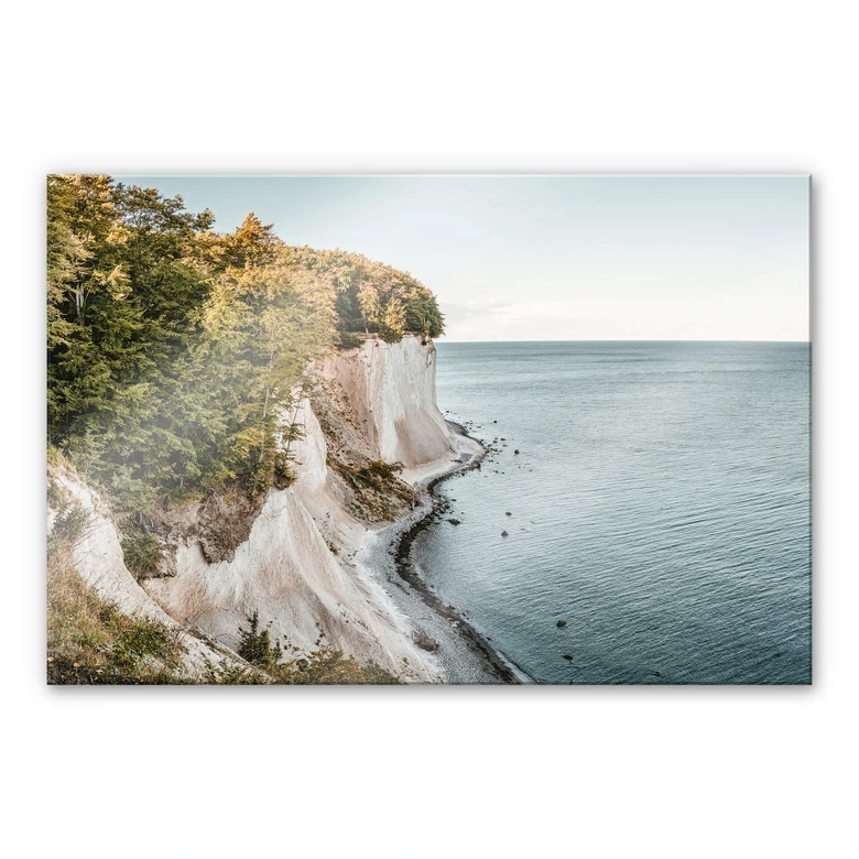 Acrylglasbild Königsstuhl auf Rügen 