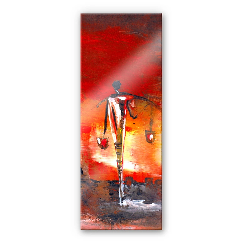 Acrylglasbild Niksic - Colorful in Africa - Panorama 