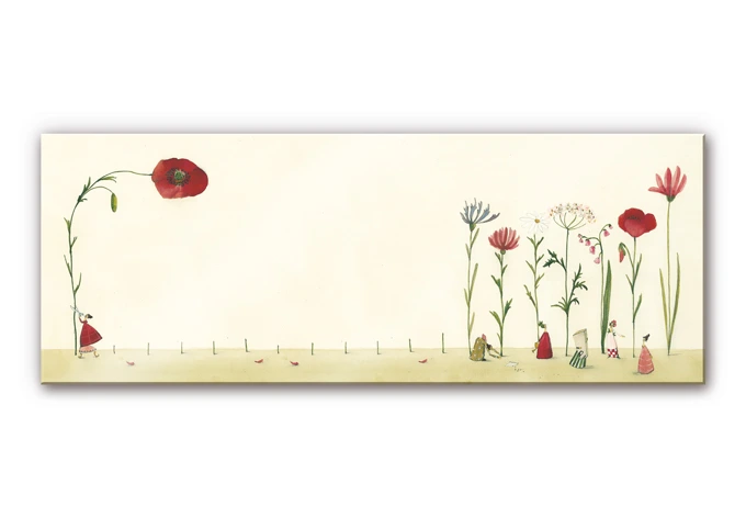 Tableau en verre acrylique Leffler - Graines de fleurs - Panorama 