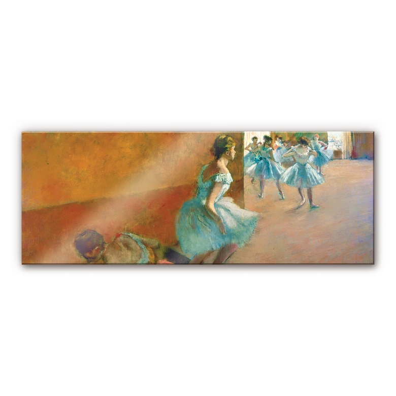 Acrylglasbild Degas - Tänzerinnen auf einer Treppe 