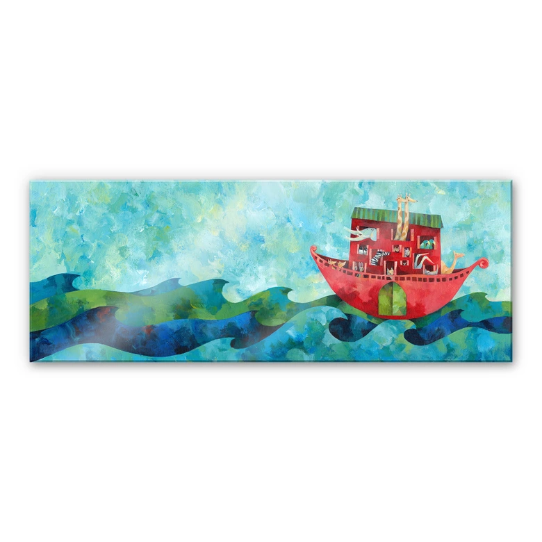 Tableau en verre acrylique Blanz - Arche de Noé 
