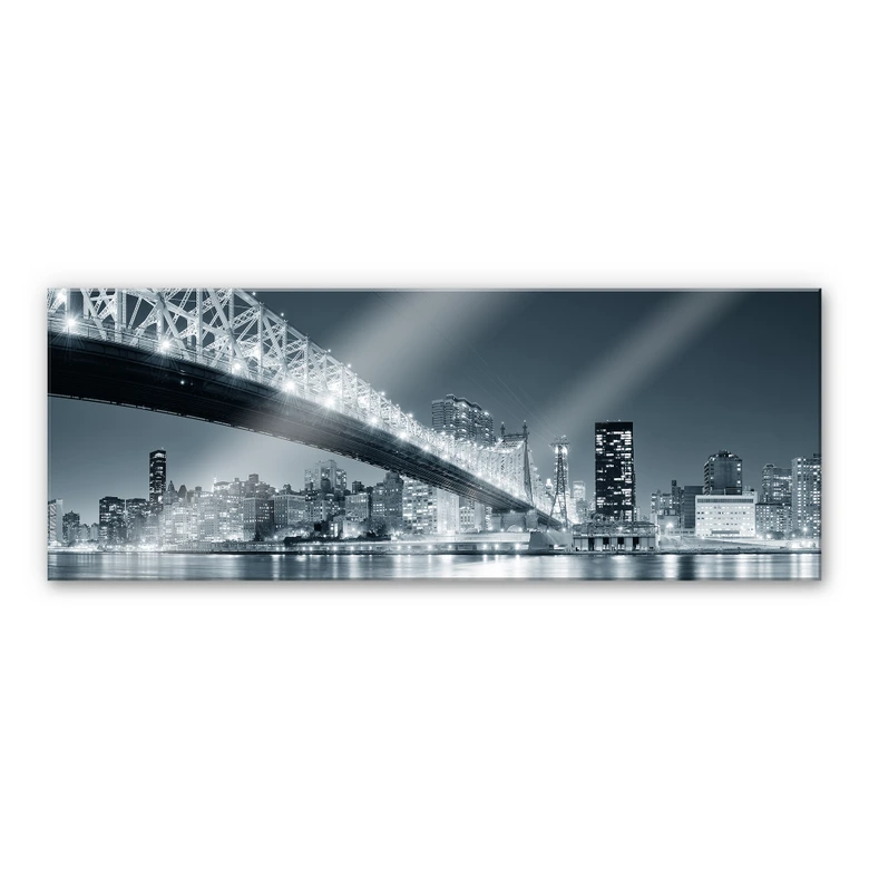 XXL Wandbild New York at Night 3 - Panorama 