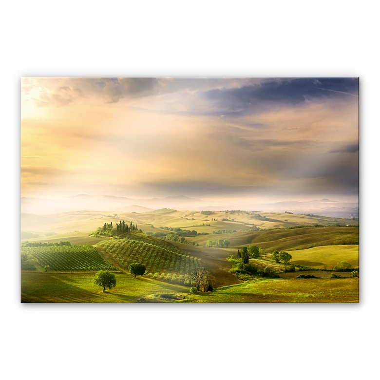 Acrylglasbild Bratkovic - Podere Belvedere 