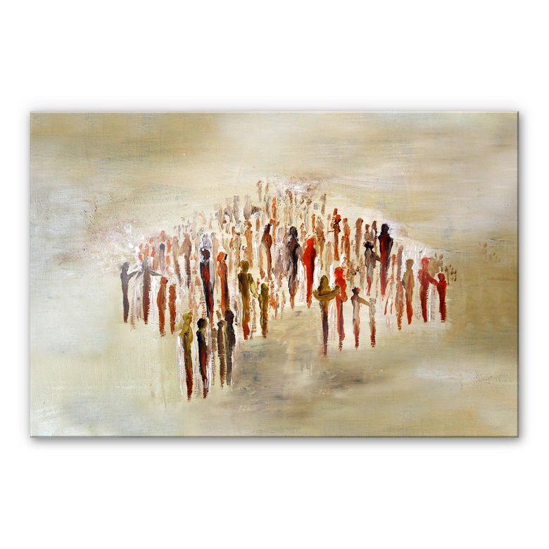 Acrylglasbild Melz - People 02 