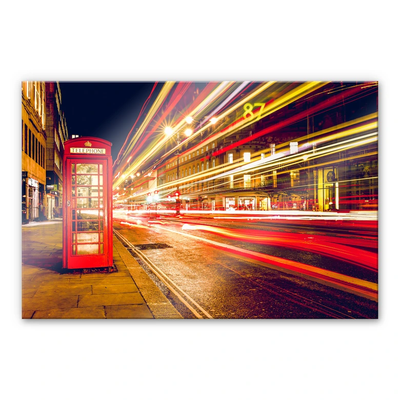 Acrylglasbild London City Lights 