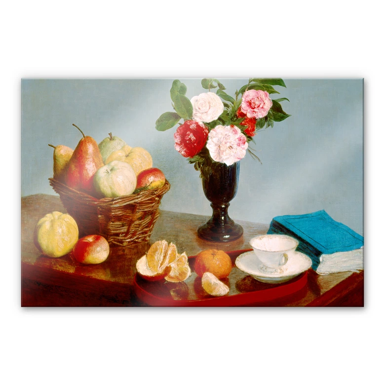 Acrylglasbild Fantin-Latour - Stillleben 