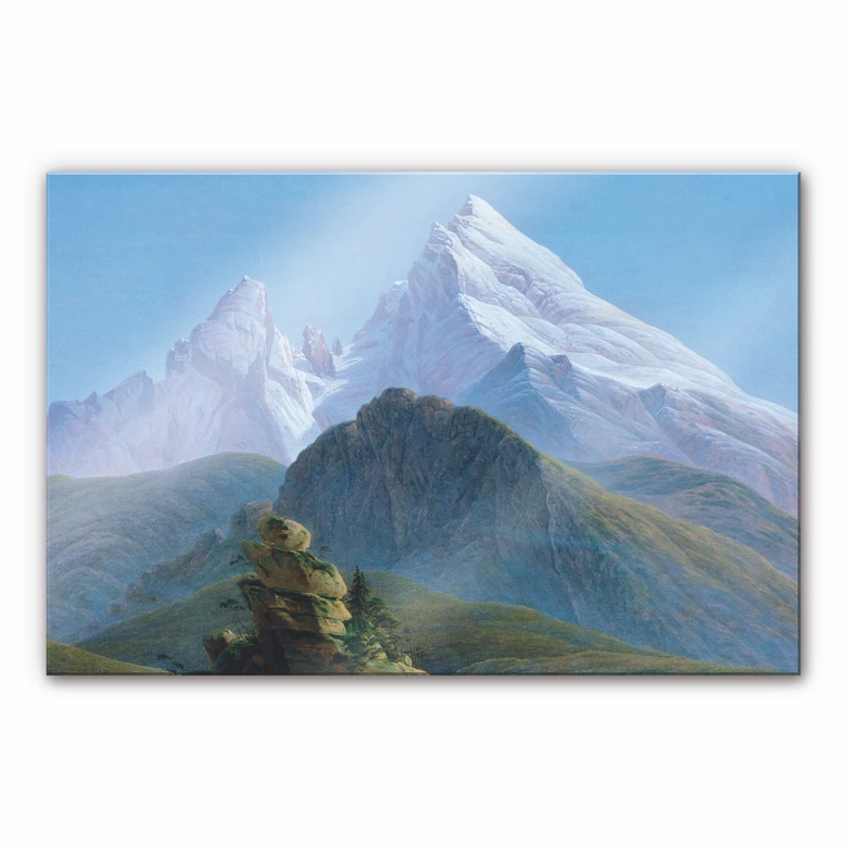 Acrylglasbild Friedrich - Der Watzmann 