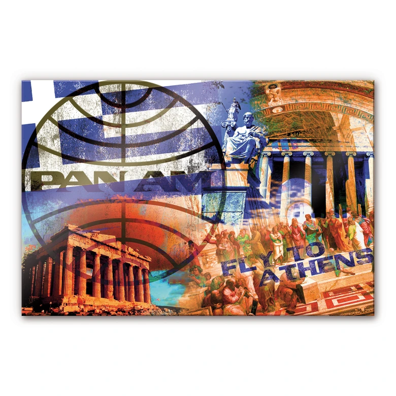 Akrylbillede PAN AM - Athen 