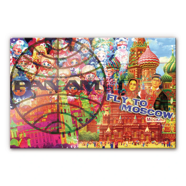 Akrylbillede PAN AM - Moskva 