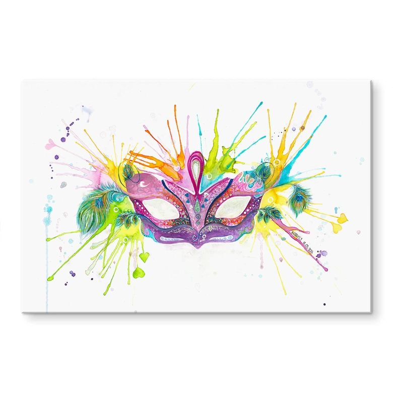 Acrylglasbild Buttafly - Mardi Gras 