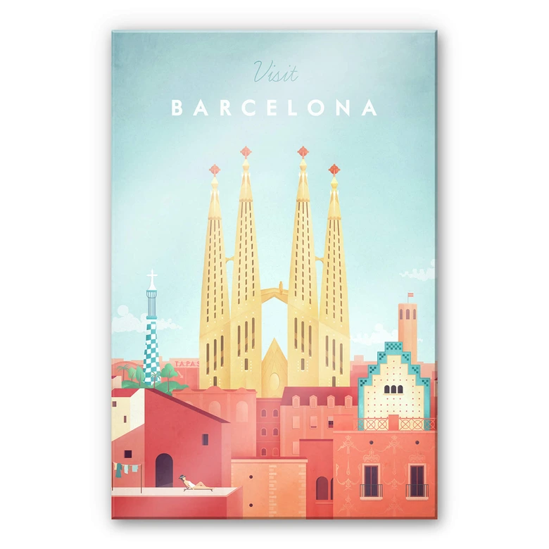Akrylbillede Rivers - Barcelona 