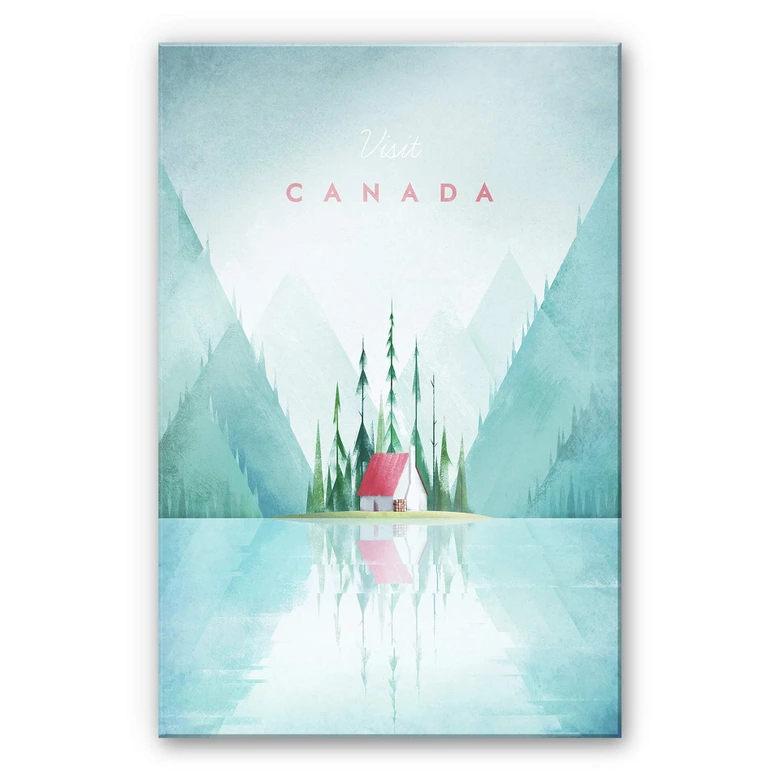 Acrylglasbild Rivers - Kanada 