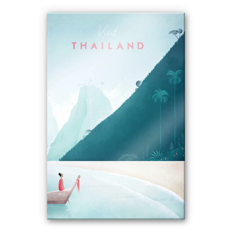 Acrylglasbild Rivers - Thailand 