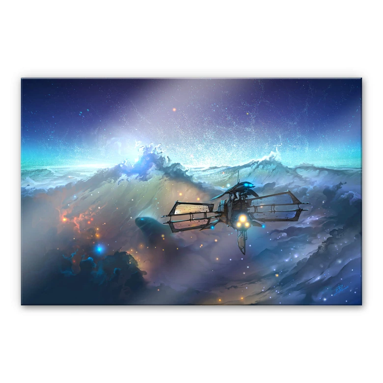 Akrylbillede aerroscape - Rummets hav 