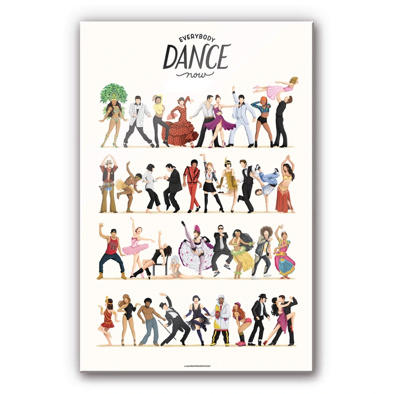 Acrylglasbild Tohmé - Dance Final 