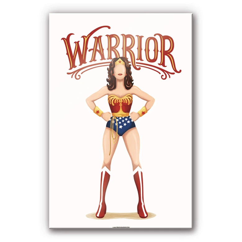 Acrylglasbild Tohmé - Wonderwoman 