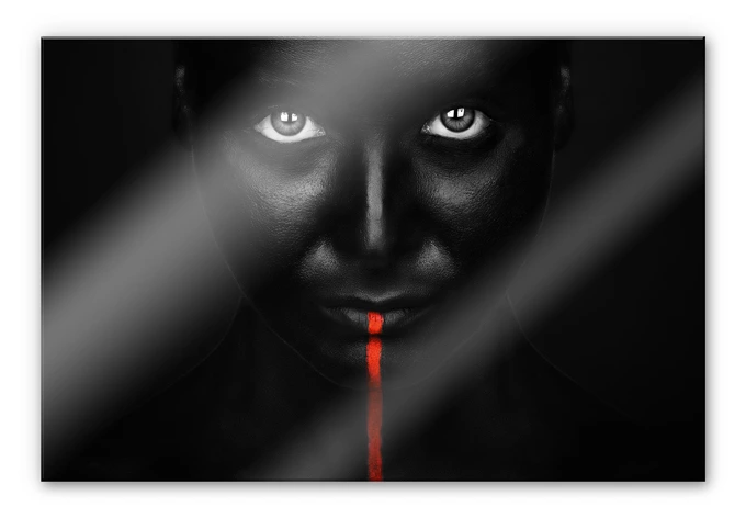 Akrylbillede Petkov - Red Stripe 