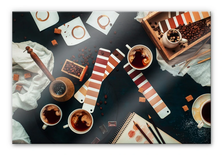 Acrylglasbild Belenko - Shades of Coffee 