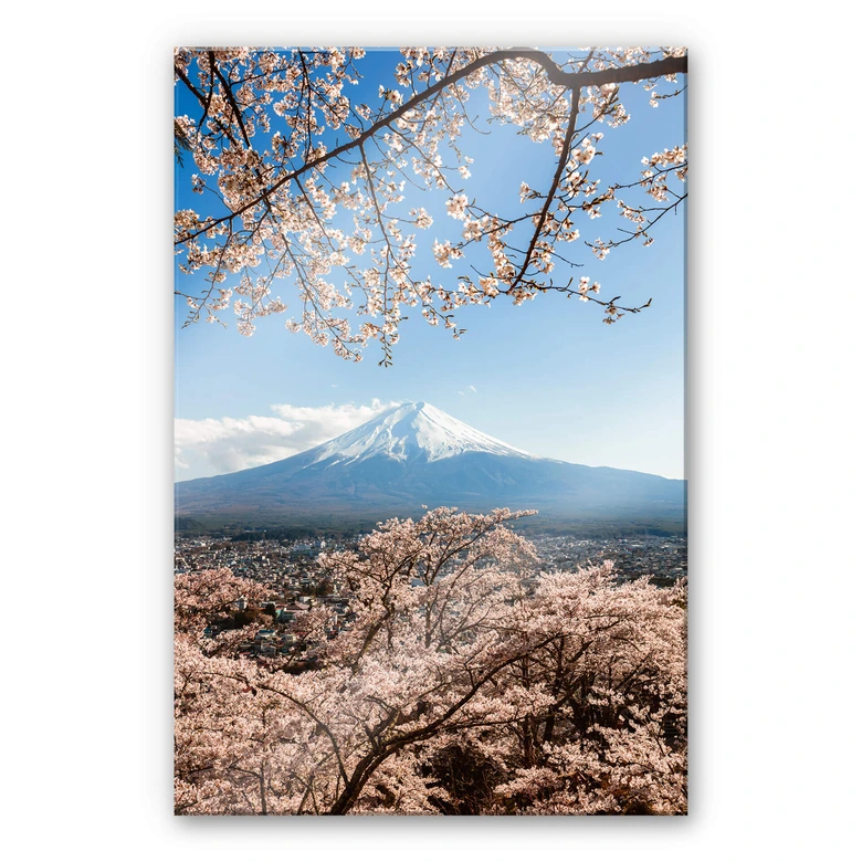Tableau en verre acrylique Colombo - Mont Fuji au Japon 