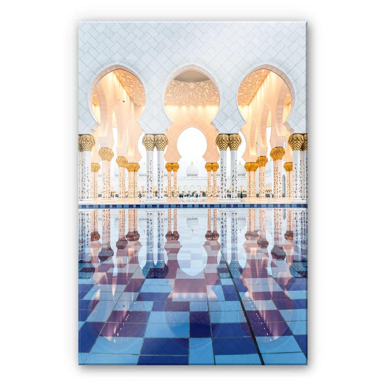 Acrylglasbild Colombo - Sheikh Zayed Moschee in Abu Dhabi 