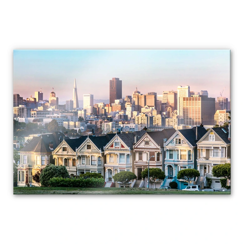Acrylglasbild Colombo - Skyline von San Francisco 