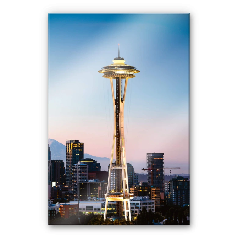 Acrylglasbild Colombo - Space Needle in Seattle 